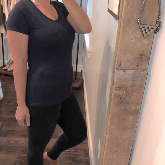 LulaRoe xsmall like new cozy navy top - Picture 2 of 3